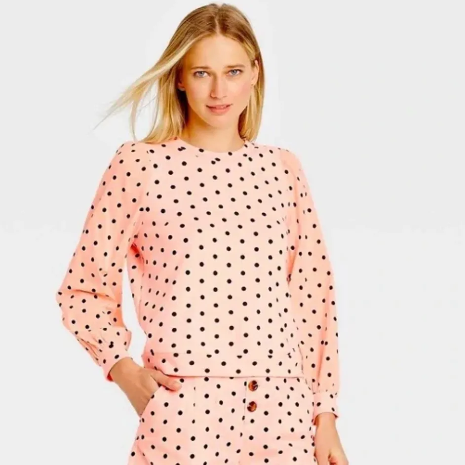 Who What Wear polka dot pullover - Image 3
