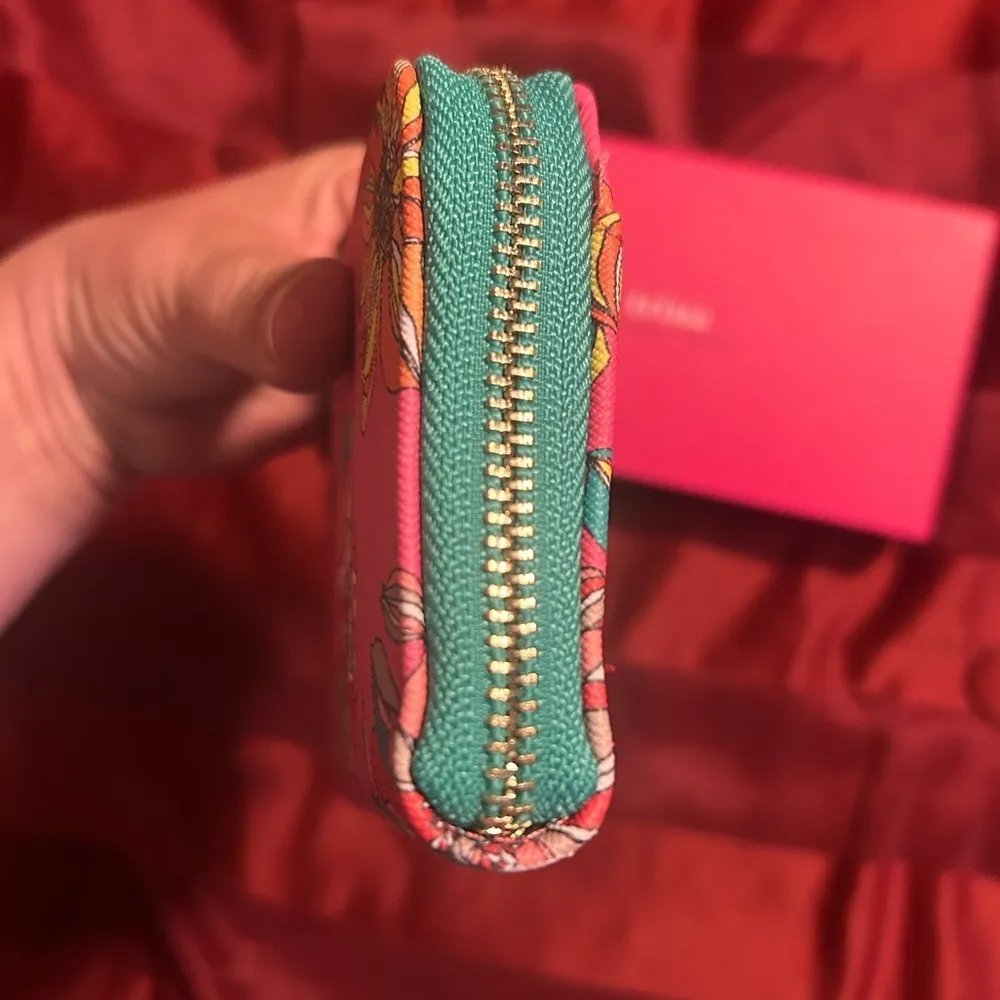 Trina Turk Pink Wallet with Floral Design - Image 6