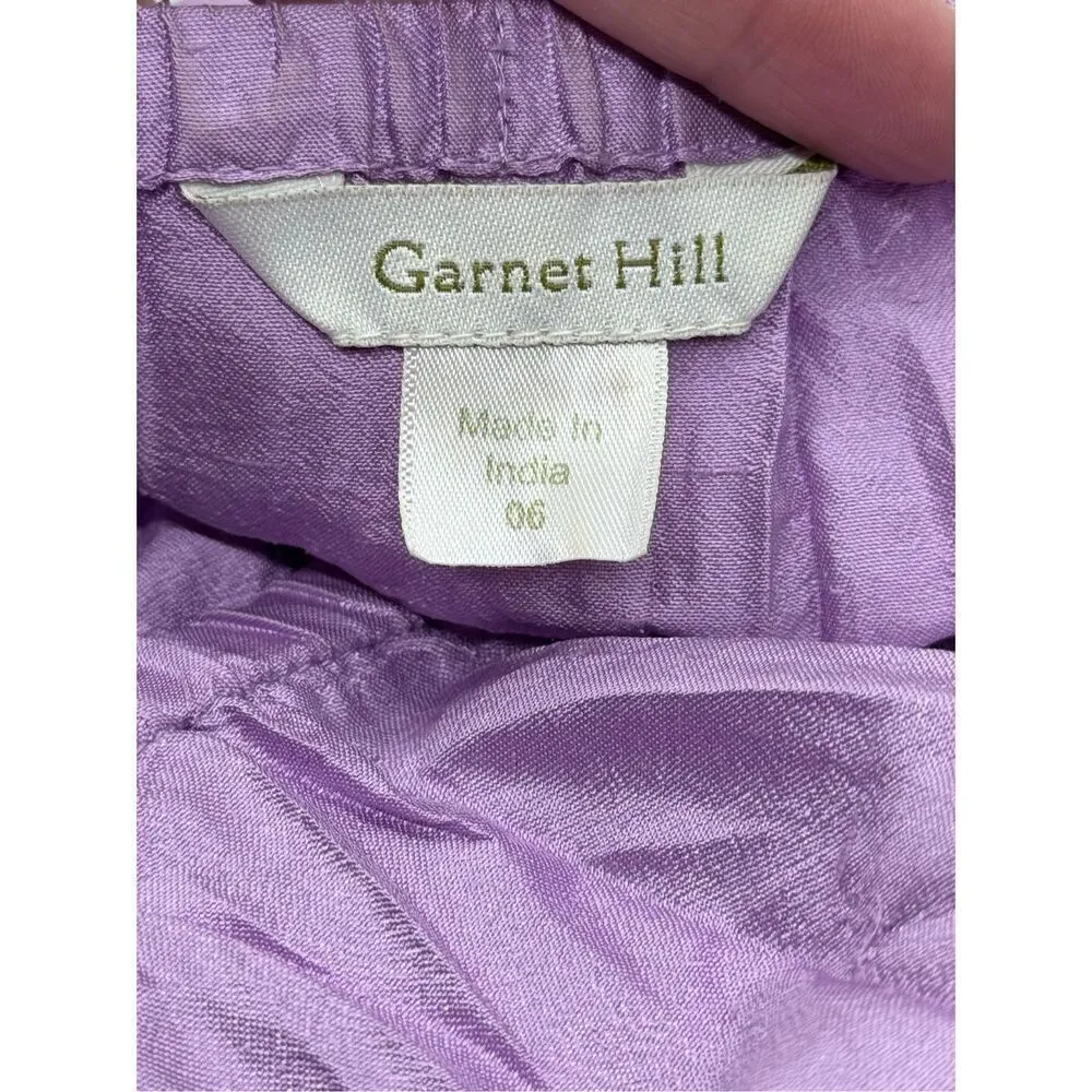 Garnet Hill Tiered Silk Boho Skirt - Image 10