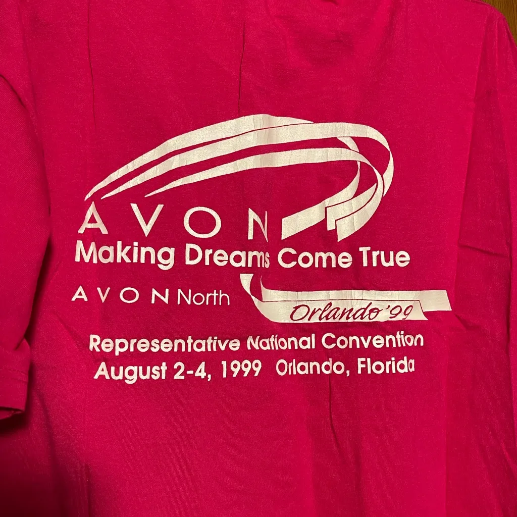 Vintage Mickey Unlimited Disney Unisex Avon Casual Tee Size Large - Image 5