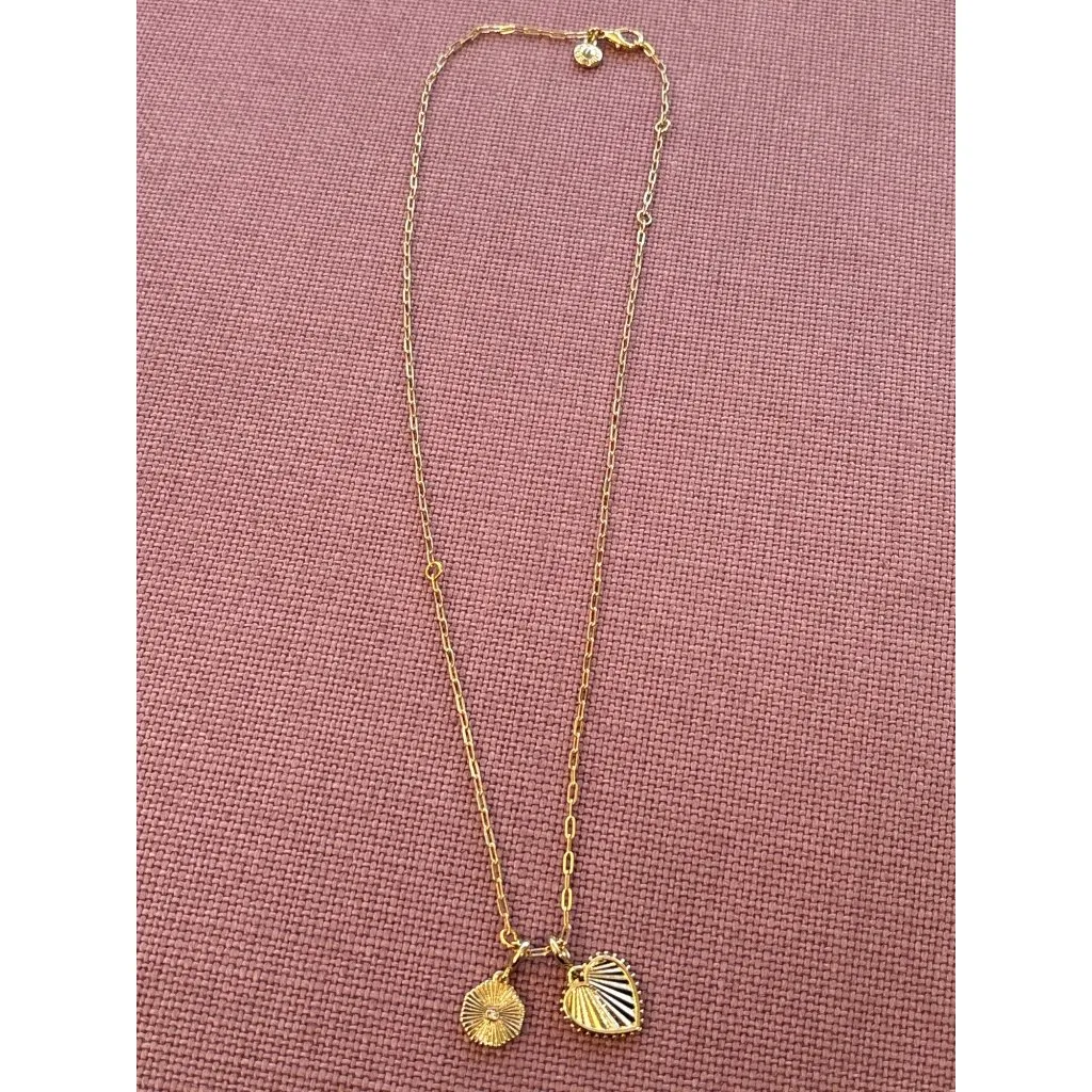 BaubleBar Heart Cluster Charm Necklace in Heart New Womens Jewelry - Image 3