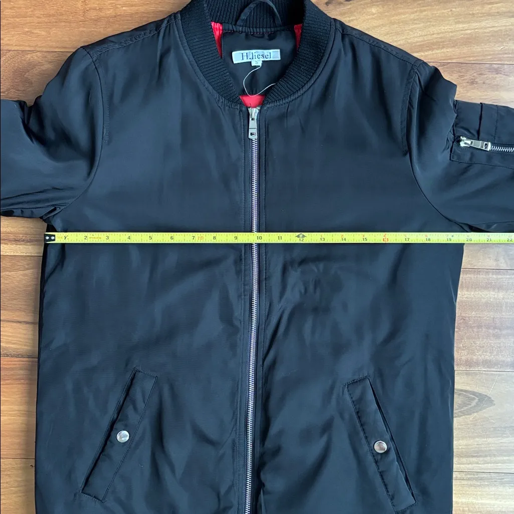Black bomber jacket - Image 2
