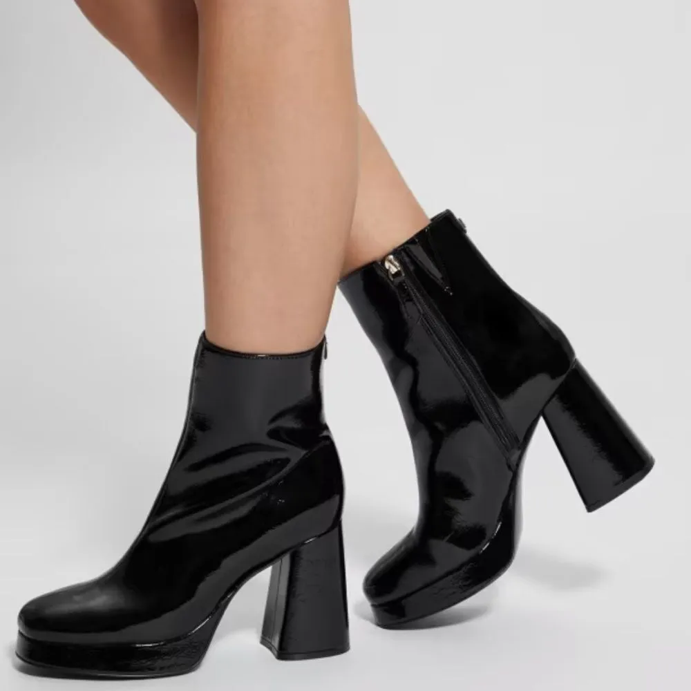 Guess Brown Leather Ankle Boots(Size 9.5M) - Image 4