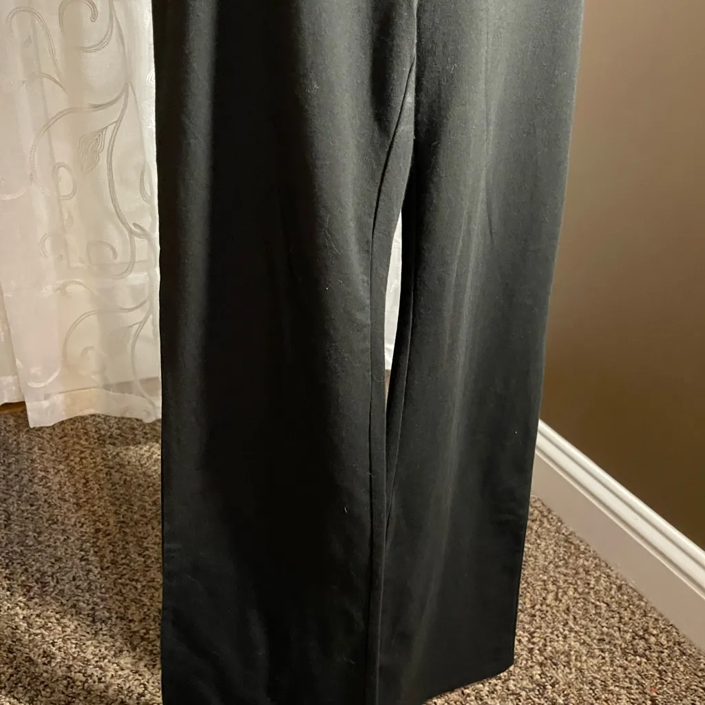 Victoria's Secret Black Wide Leg Pants YOGA - Image 3