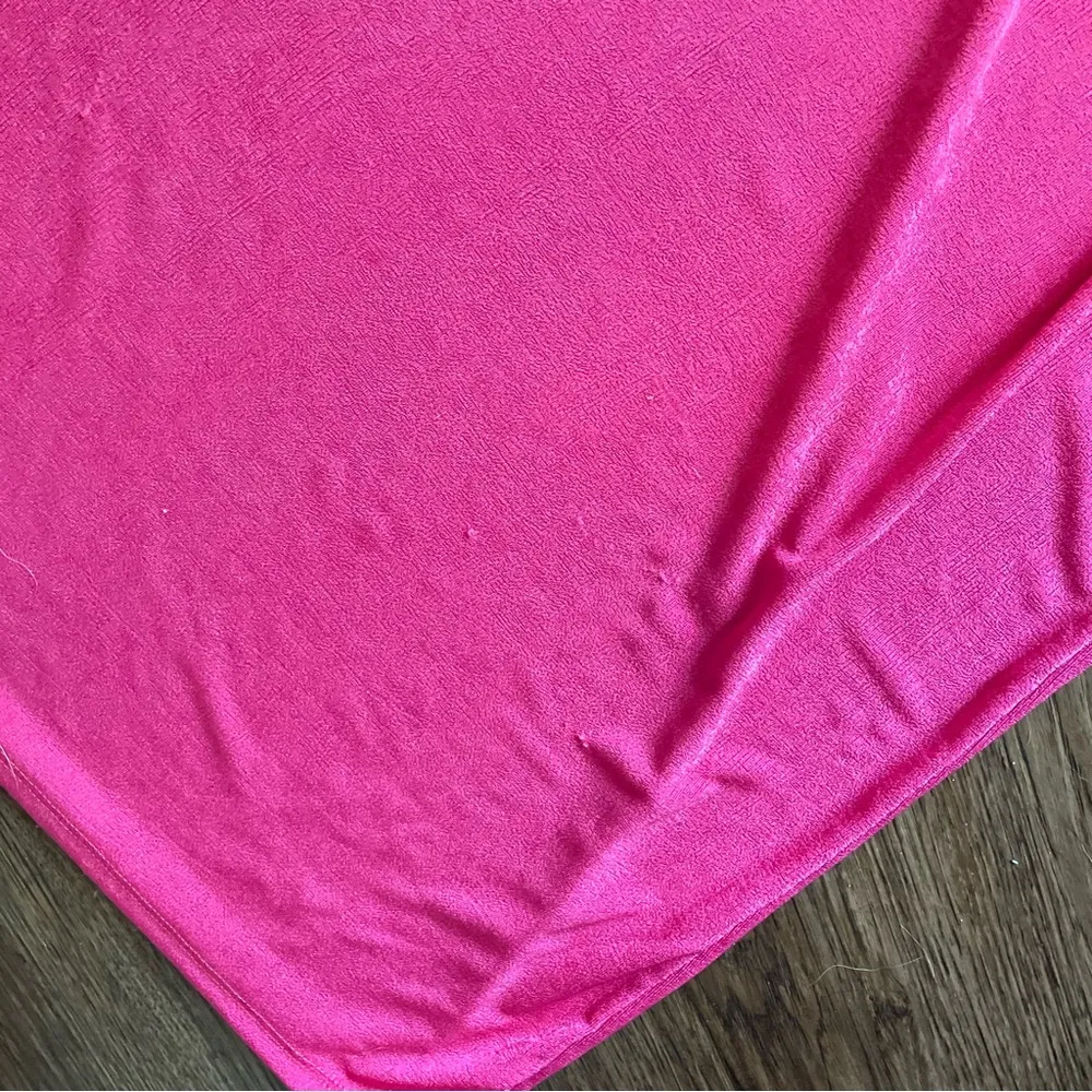 Y2K Pink Shimmer Barbie Flare Trouser Pull On Pants Wide Leg Flare Sz S/M Size M - Image 14