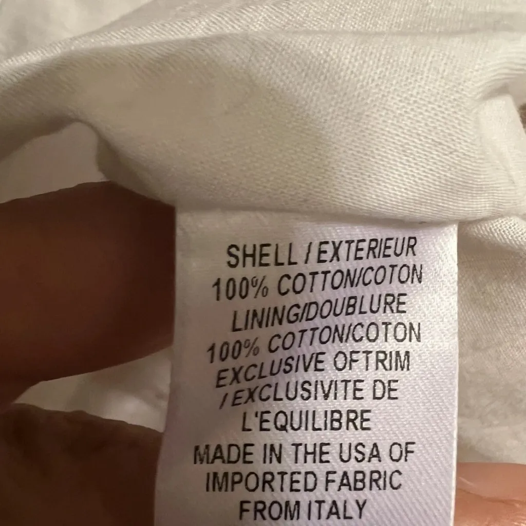 Vintage An Original Milly of New York Y2K Pink Gold Metallic Cotton Dress Size 6 Orange - Image 9