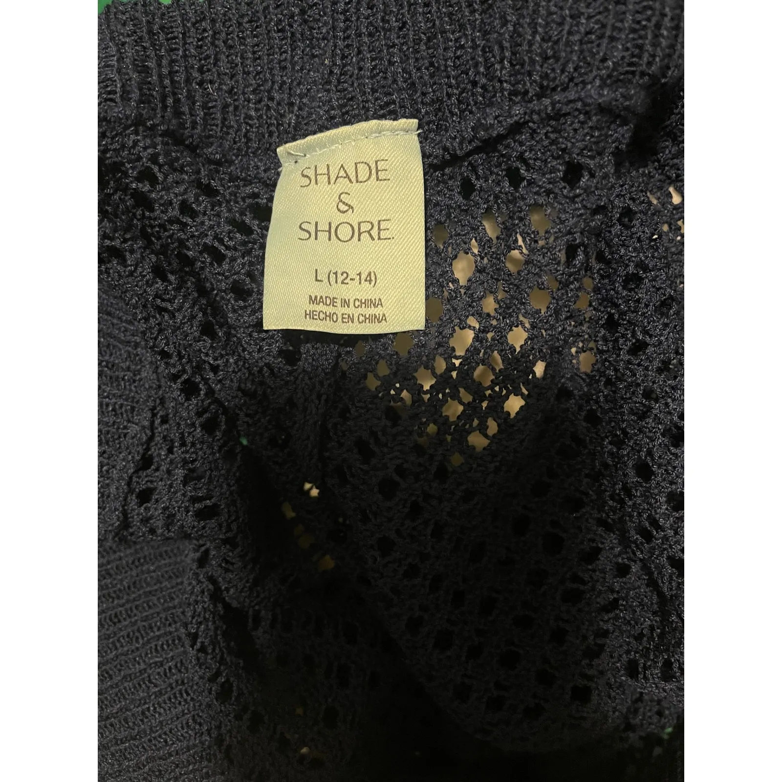 Navy Crochet Wide Leg Beach Pants | Resortcore Swim Cover Up | NWT Blue Size L - Image 6