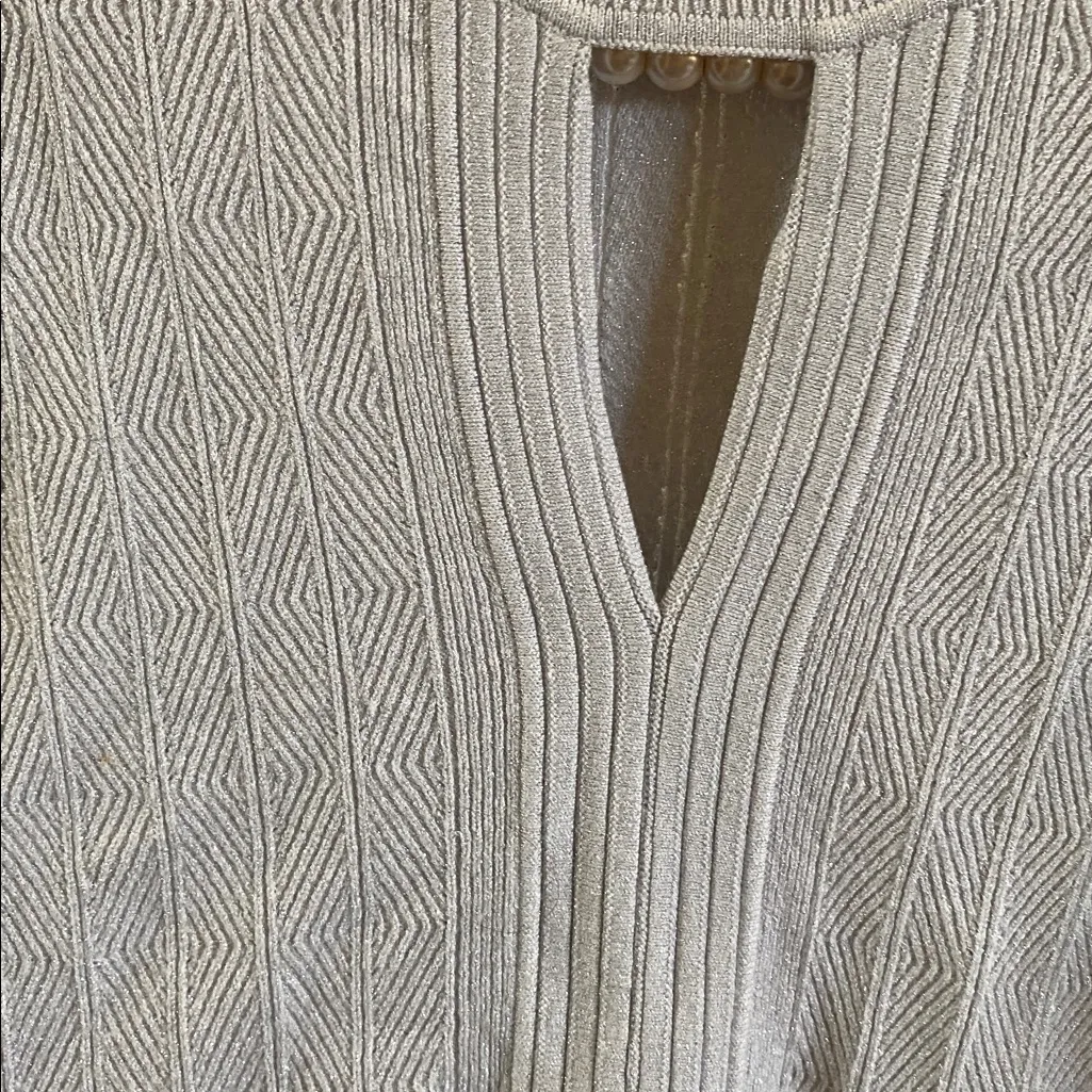 White House Black Market Metallic sweater - Image 7