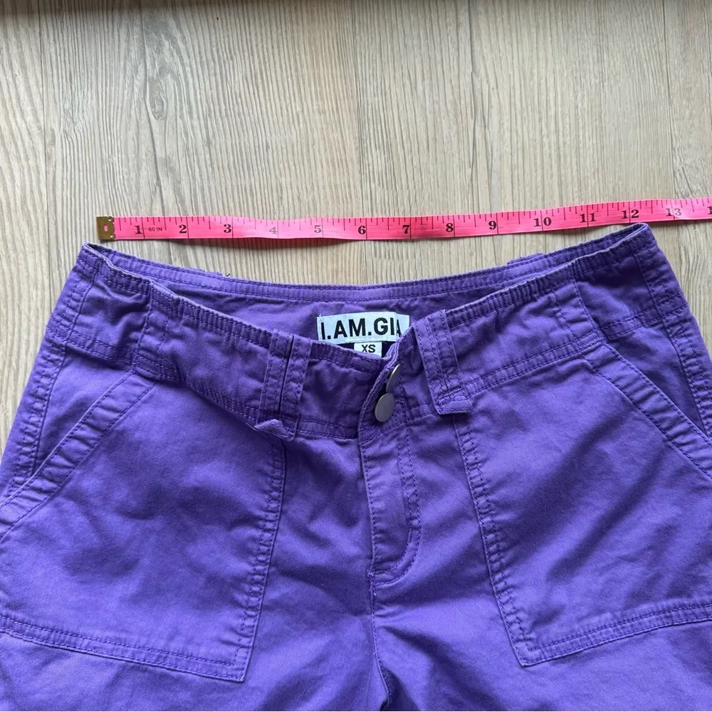 I.AM.GIA Women’s Deadstock Purple Ryder Cargo Pants / Trousers size XS - Image 5