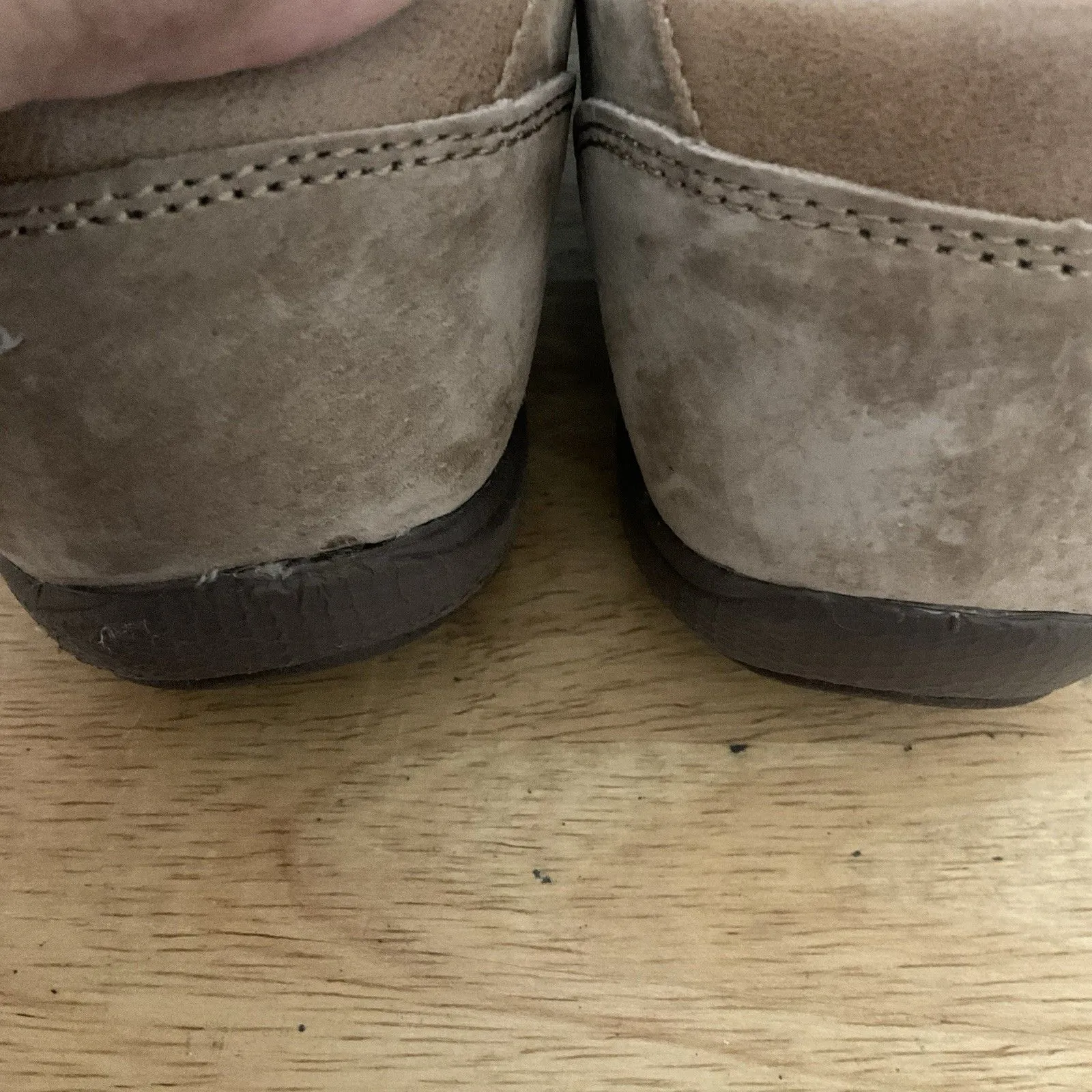 Skechers Womens Relaxed Fit Memory Foam Brown Slip On Comfort Shoes 7M 100377 - Image 4