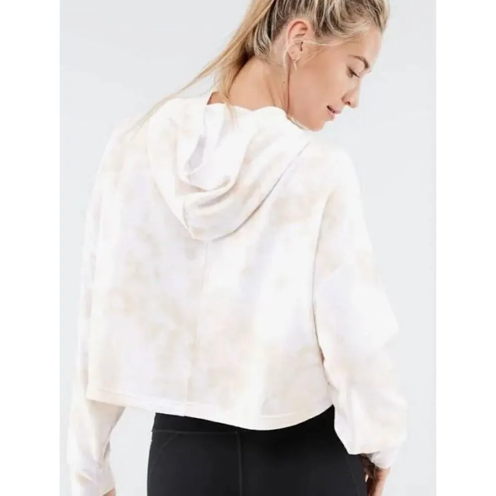 Fabletics tie-dye cropped hoodie size XXL ￼ - Image 2