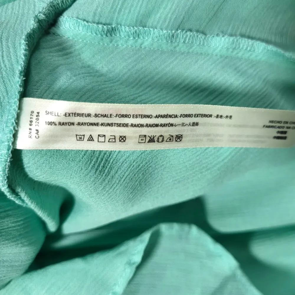 Intimately Free People Chiffon Baby Doll Cascading Tiered Sleeveless Top in Aqua - Image 12