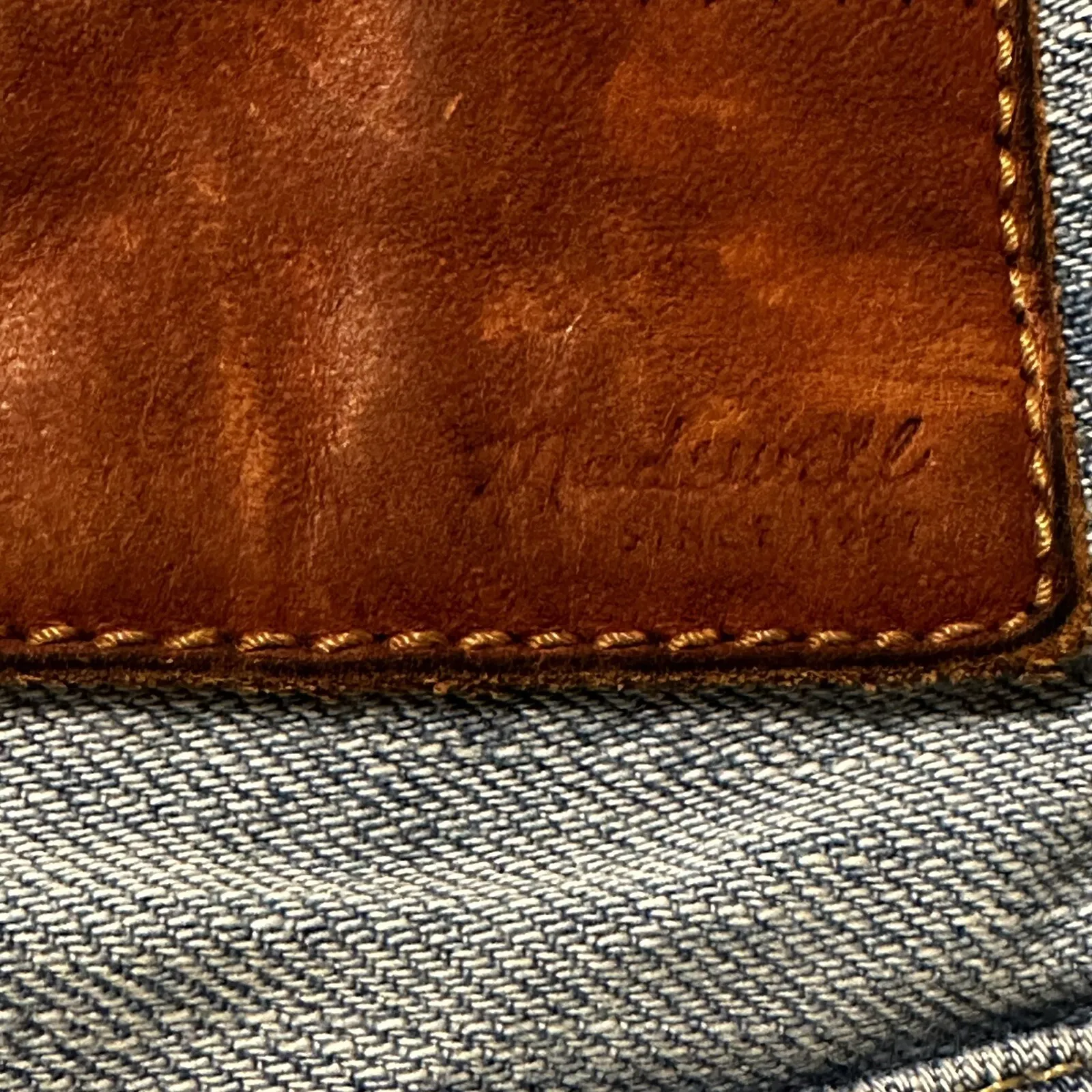 Madewell Jean Shorts Women's Size 30 Blue‎ Denim Mid Rise Light Wash Pockets - Image 6