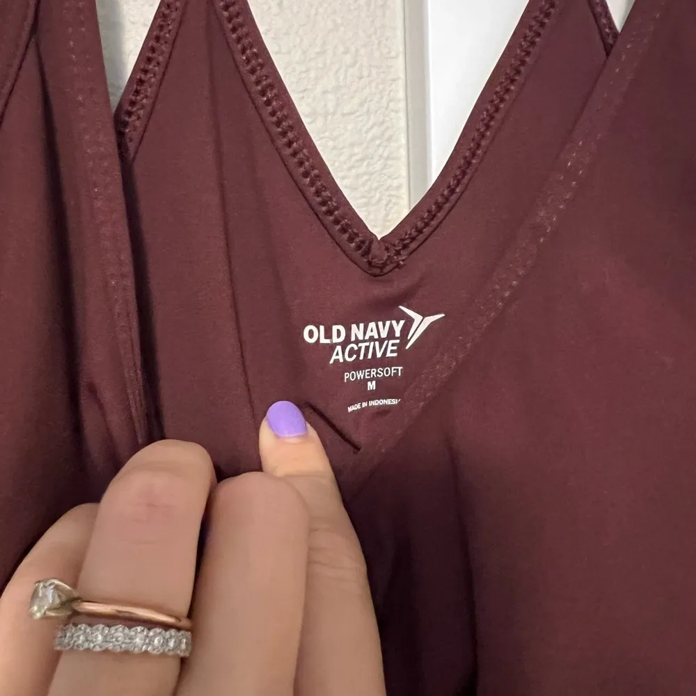 Old Navy  Maroon Fitted Backless Camisole - Image 2