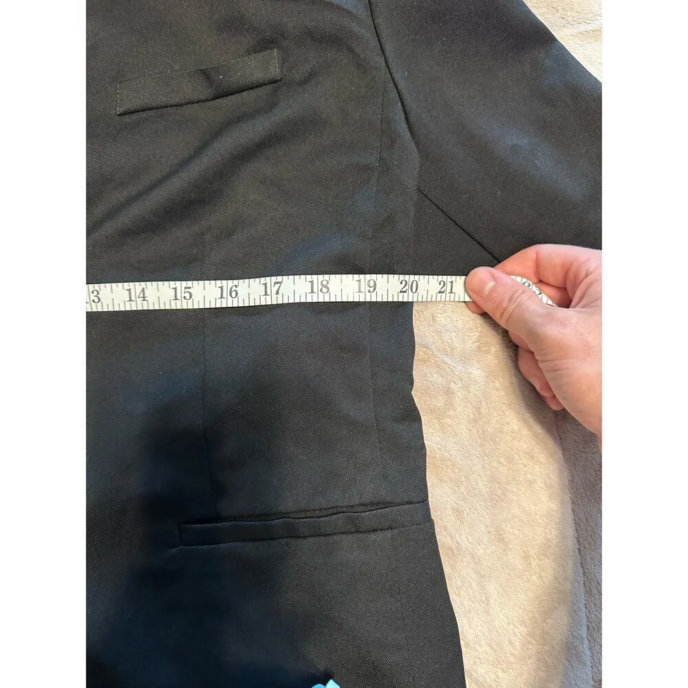 Divided H&M Black Blazer Women's Size Small Office Capsule Basic Work NWT - Image 5