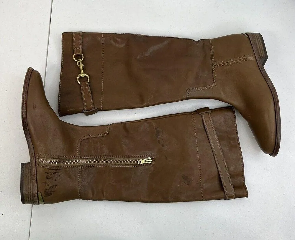 Coach Size 7 Boots Laguna Leather Knee High Tall Horse Riding Equestrian Women's - Image 4