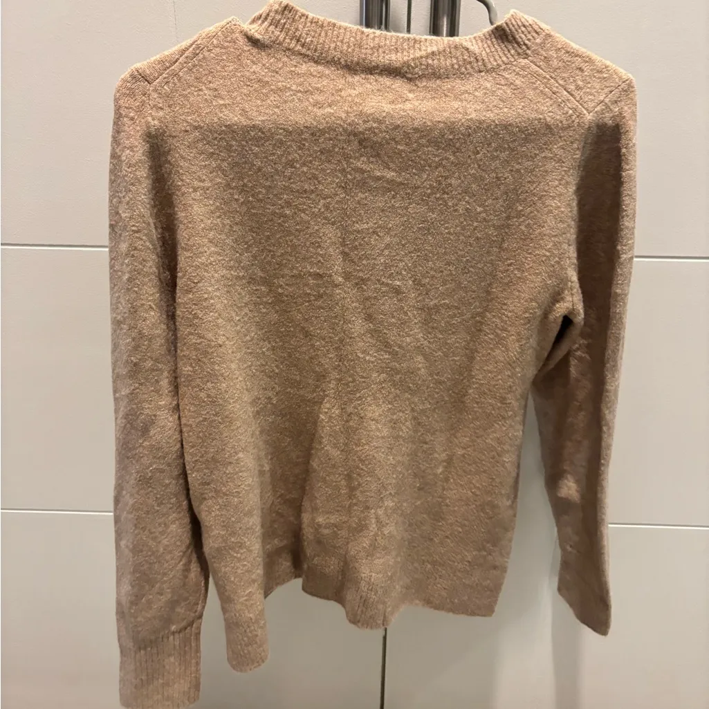 J. Crew Women's Camel Crew Neck Sweater - Image 2