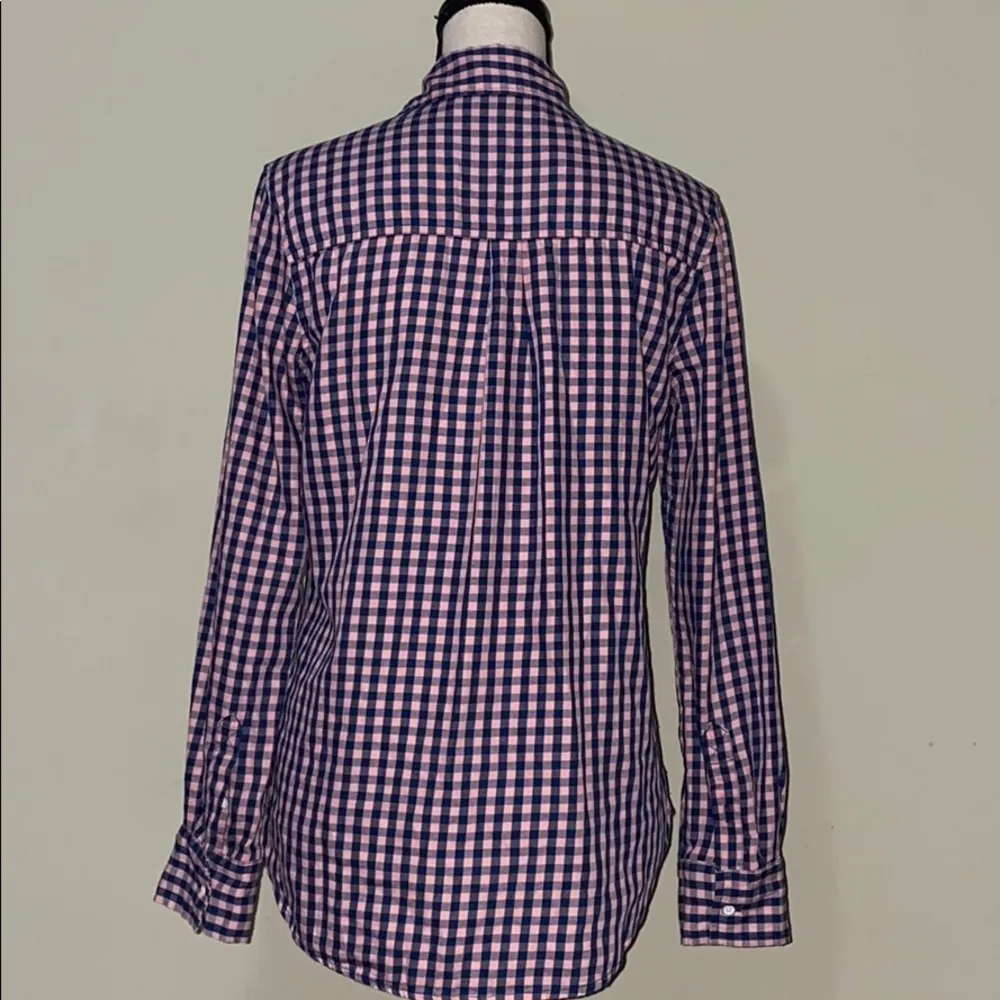 Prince & Fox blue pink checkered size med NWT - Image 8