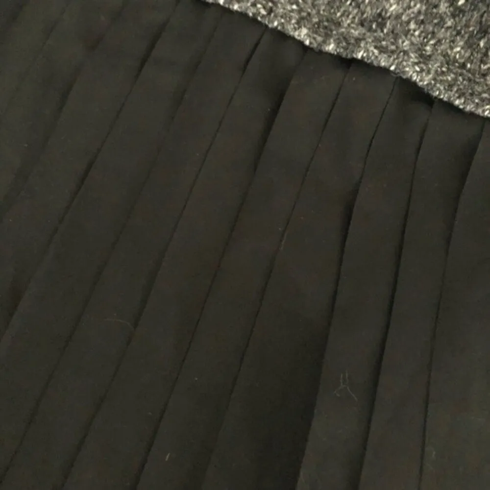 KENSIE Mixed Fabric Marled Knit Chiffon Sweater Chunky Knit Womens Size Medium - Image 7