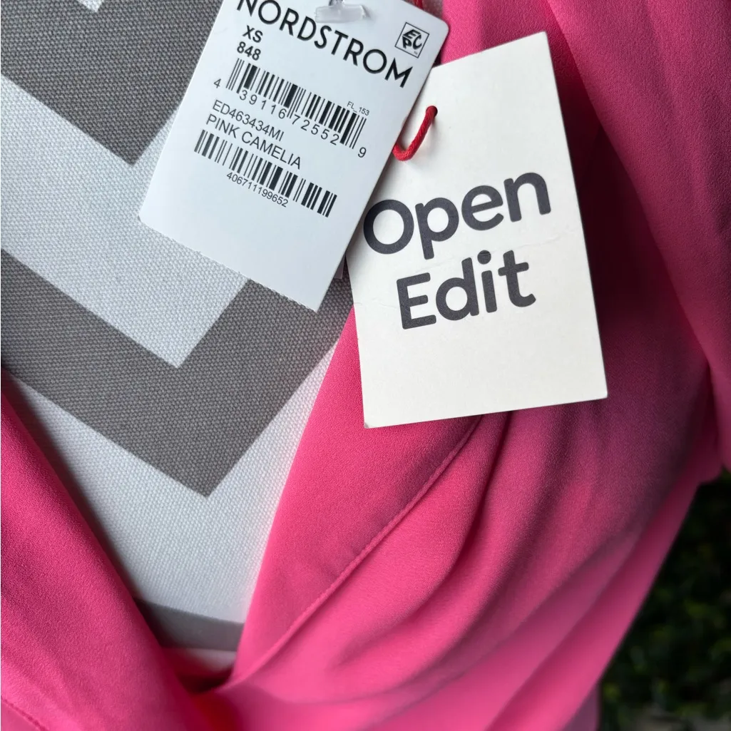 Open Edit  Pink Women's Bodysuit - Image 5