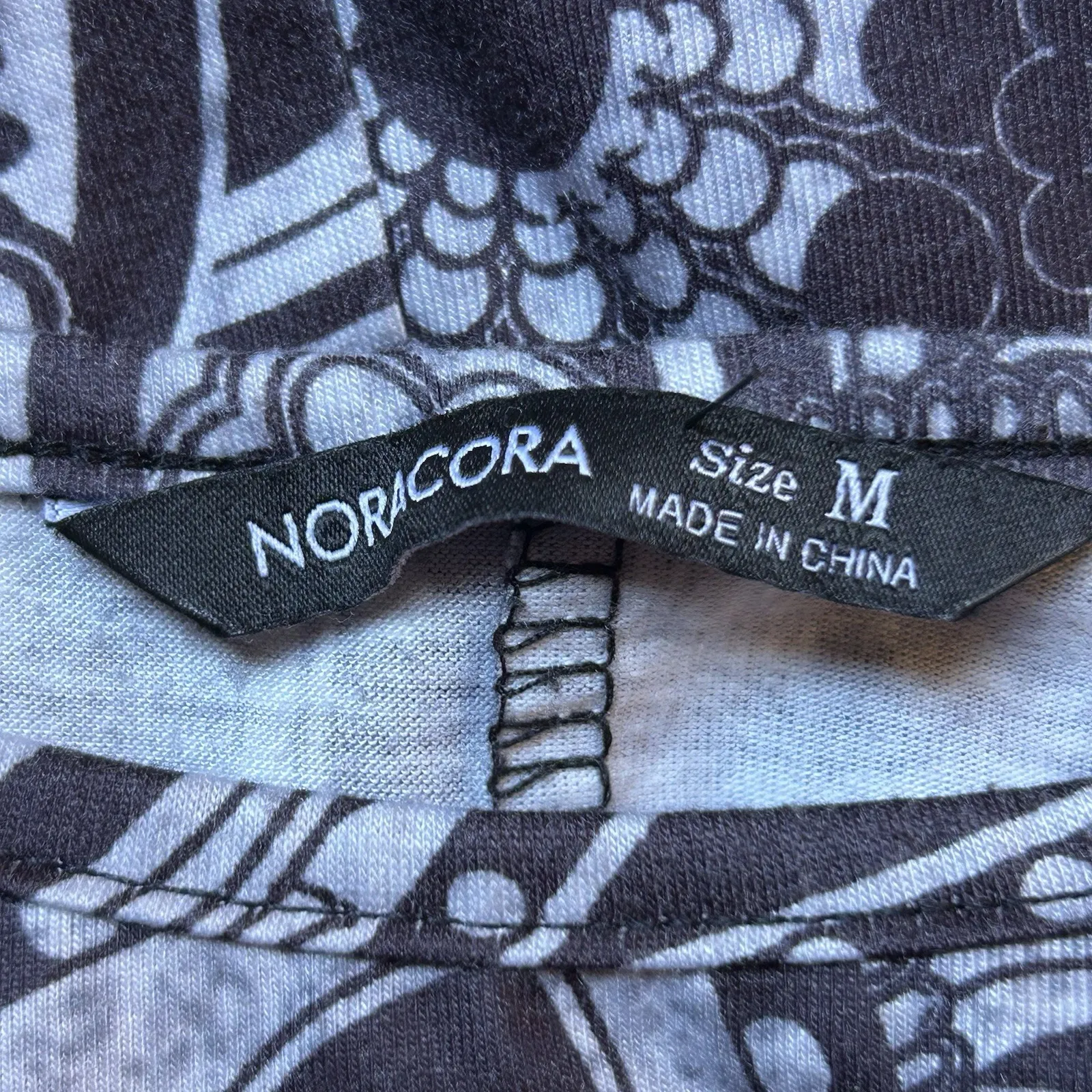 Noracora Womens Brown Floral Paisley Tank Top Shirt Size Medium Yoga Gym Workout - Image 6