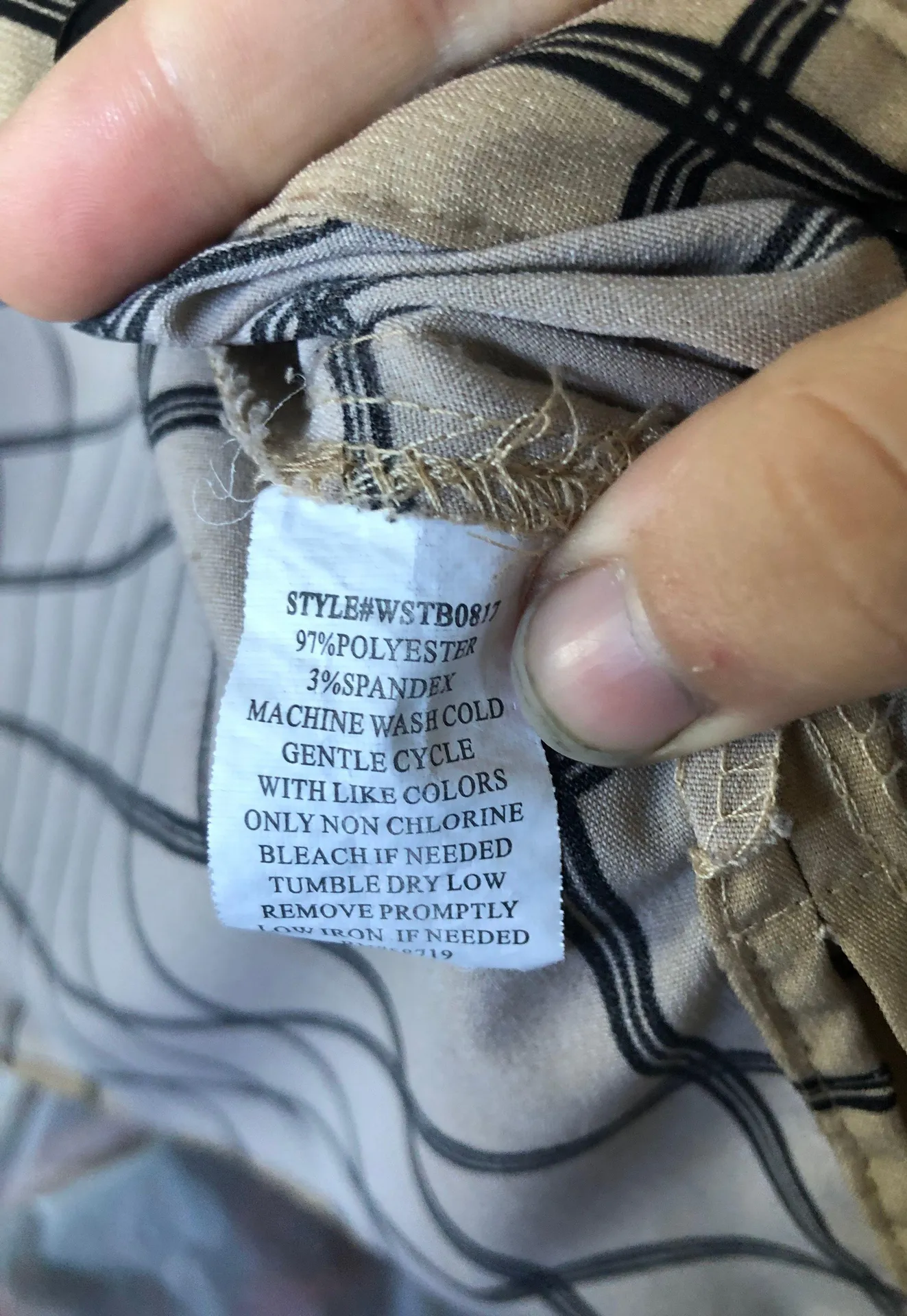 Notations Square Line Fall Button Up - Image 5