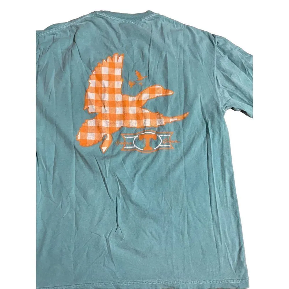 Comfort Colors Tennessee Vols turquoise shirt sz M - Image 6