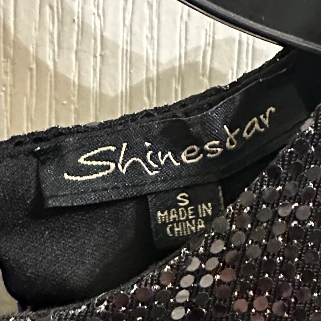 Shinestar Black Sequin Party Dress - Image 5