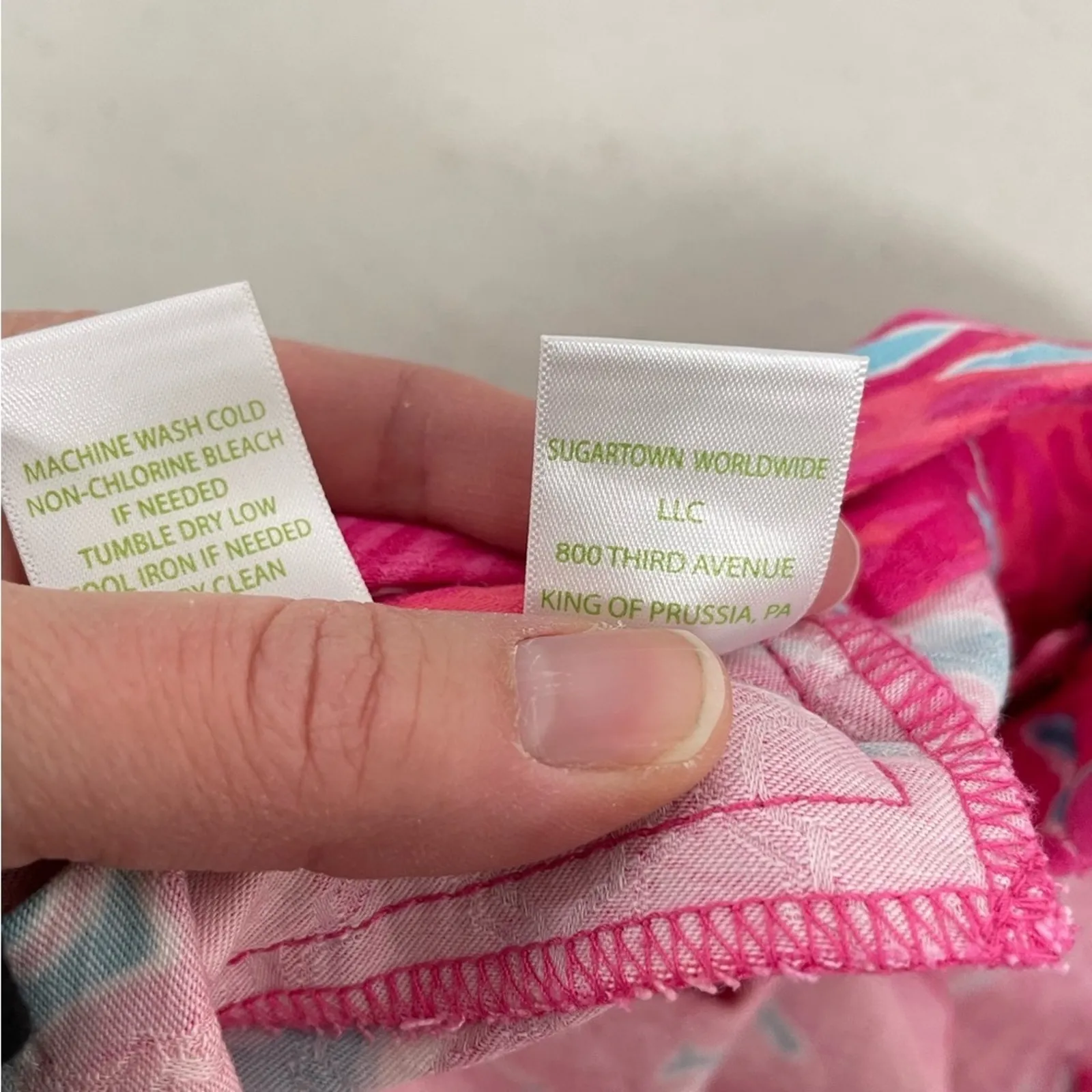 Lilly Pulitzer Pink Printed Chino Shorts Womens 2 Beachy Colorful Preppy Spring - Image 8