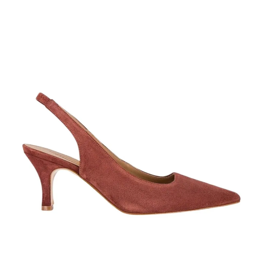 Flattered Franchesca Slingback Heels in Rust 37 Womens Pumps Shoes Orange Size 6 - Image 11