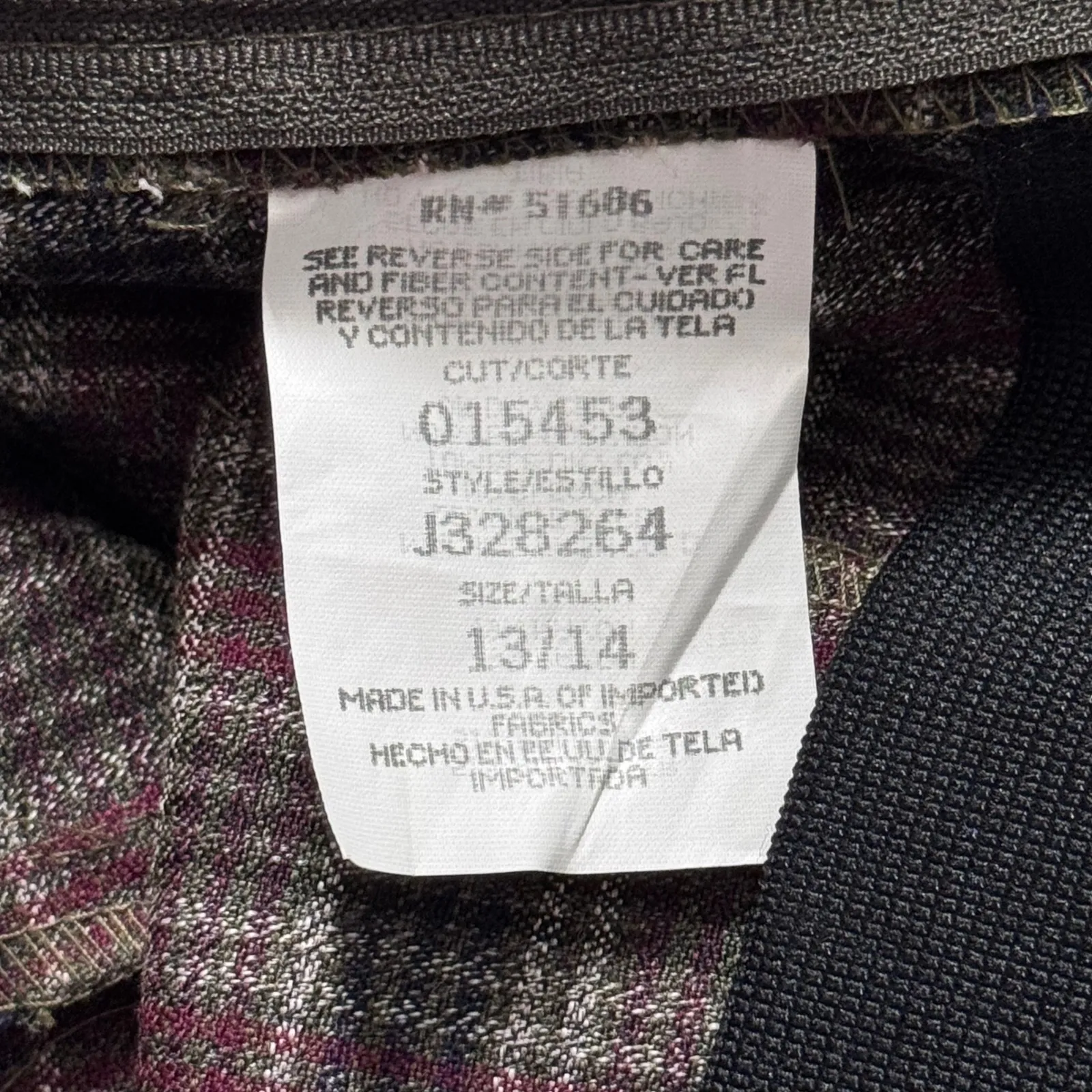 All That Jazz Suit Plaid Crop Jacket High Waist Pant Set Vintage 90s Grunge‎ 6 - Image 12