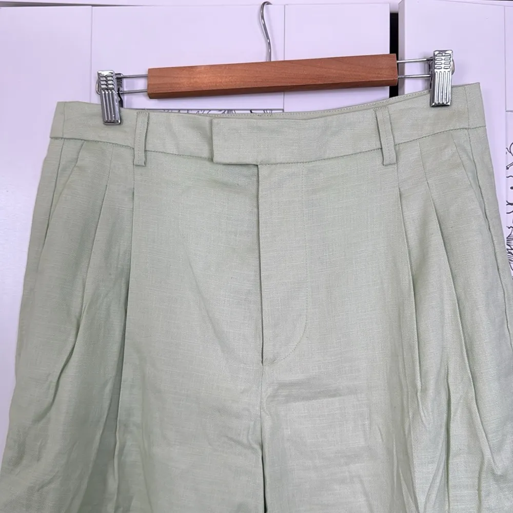 Rails Marnie light lime green apple linen blend pants - Image 7