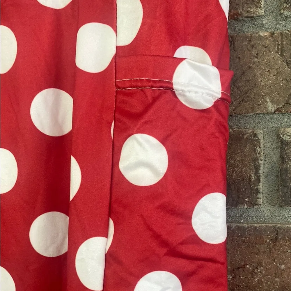 Red Polka Dot Pencil Skirt 3x - Image 4