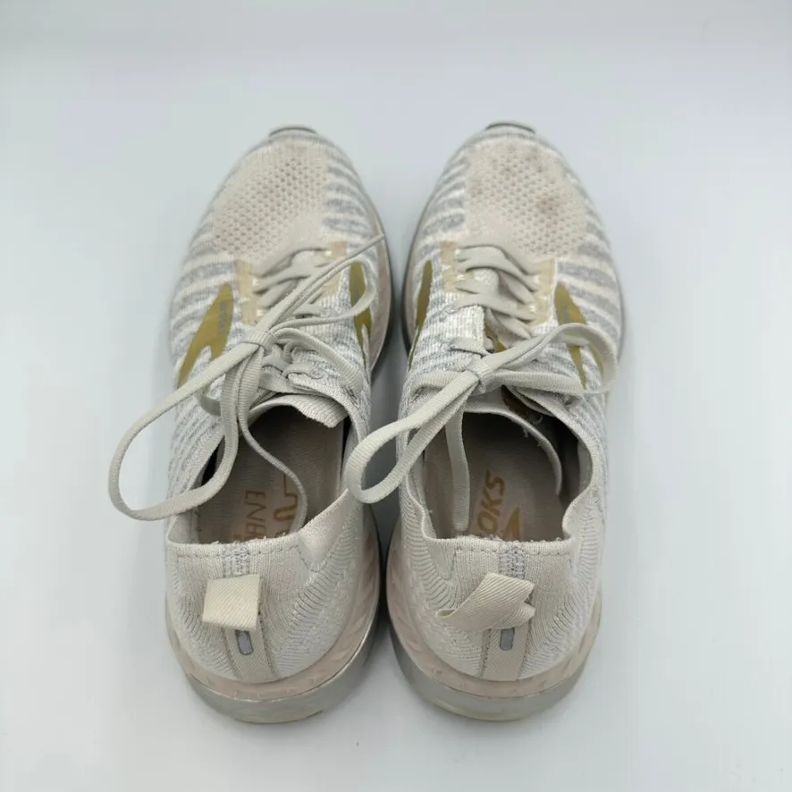 Brooks Womens Bedlam 2 Gray Gold Running Shoes Sneakers Size‎ 8 Running Walking - Image 5