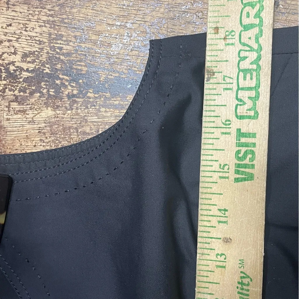 NEW Lafayette 148 Harpin Buckle Detail Midi Tank Dress in Black‎ - Image 9