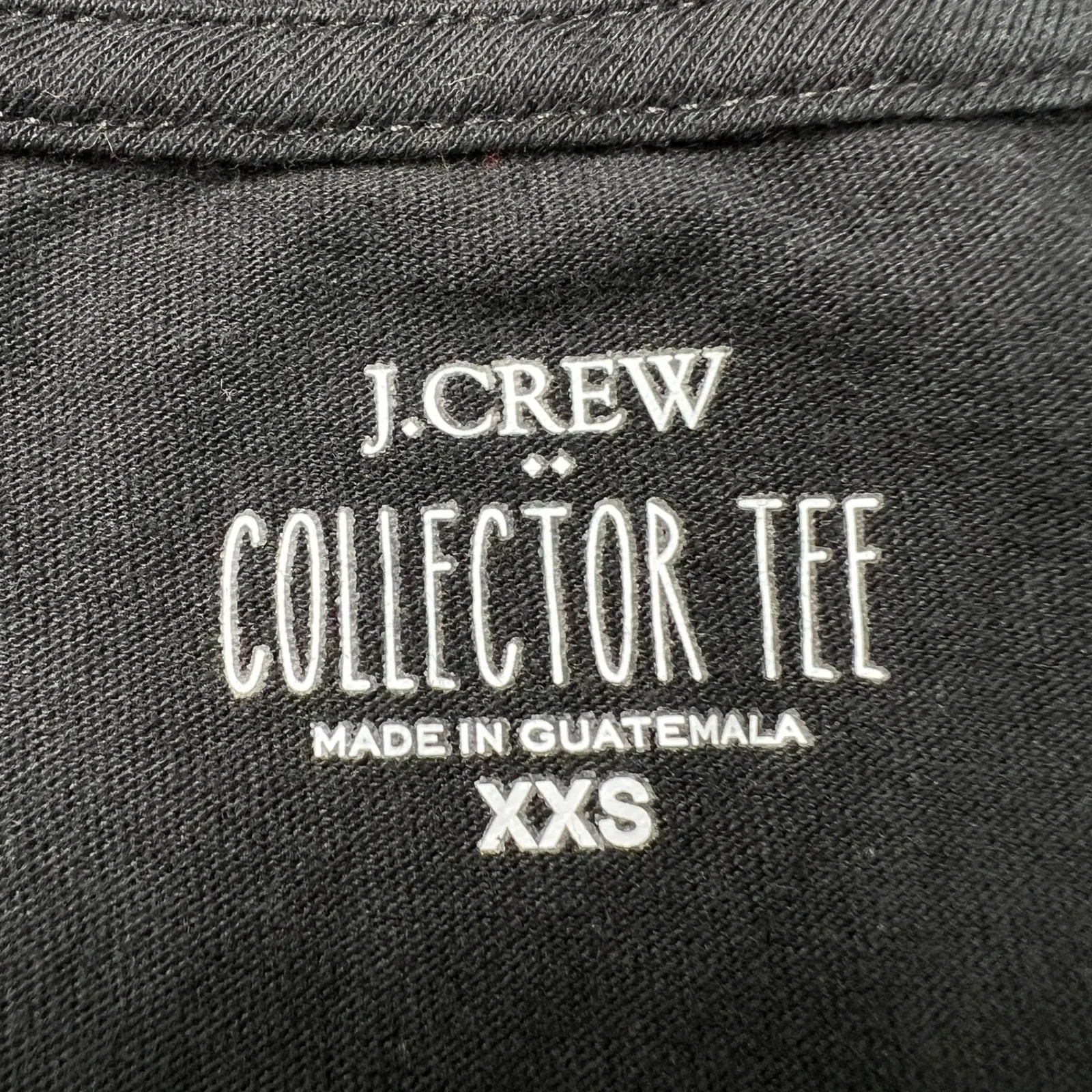 J.Crew Collector Tee XXS Black Graphic‎ Shirt "Having A Ball" Disco Star Print - Image 5