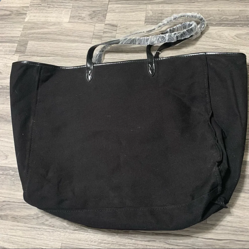 Victoria’s Secret Silver Gold Black Sequins Tote Bag; OS - Image 7