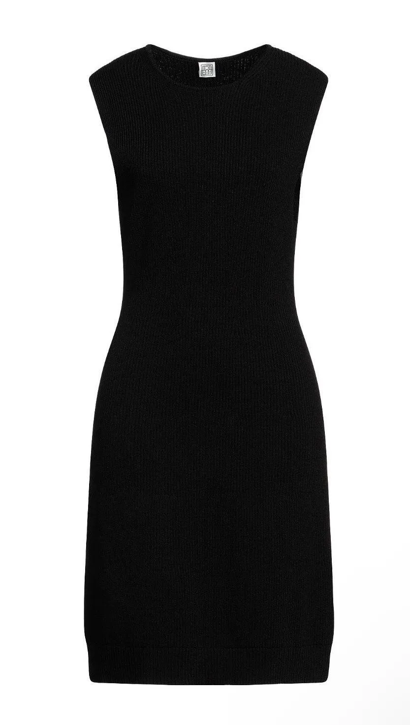Black Contour Minidress Size M - Image 2