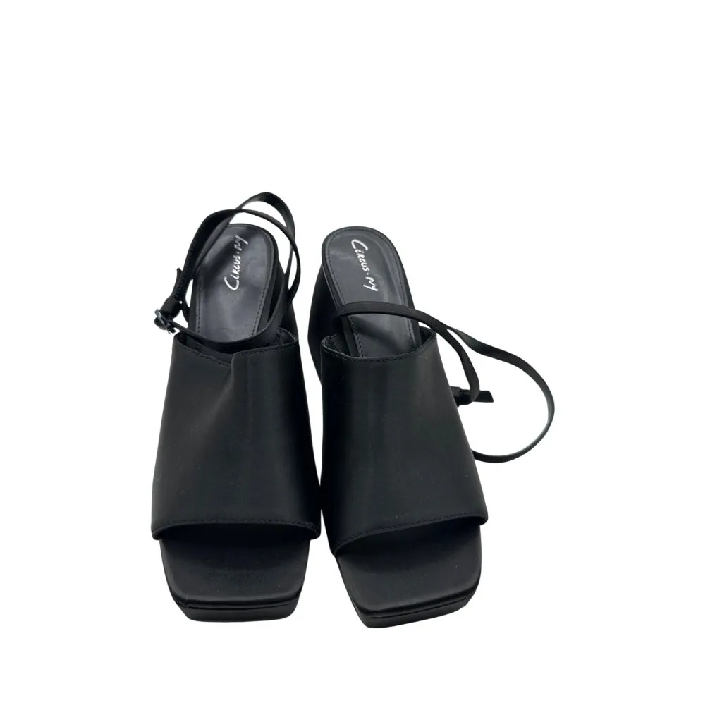 Circus NY SIZE 7 Summer Chunky Block Heel Open - Image 5