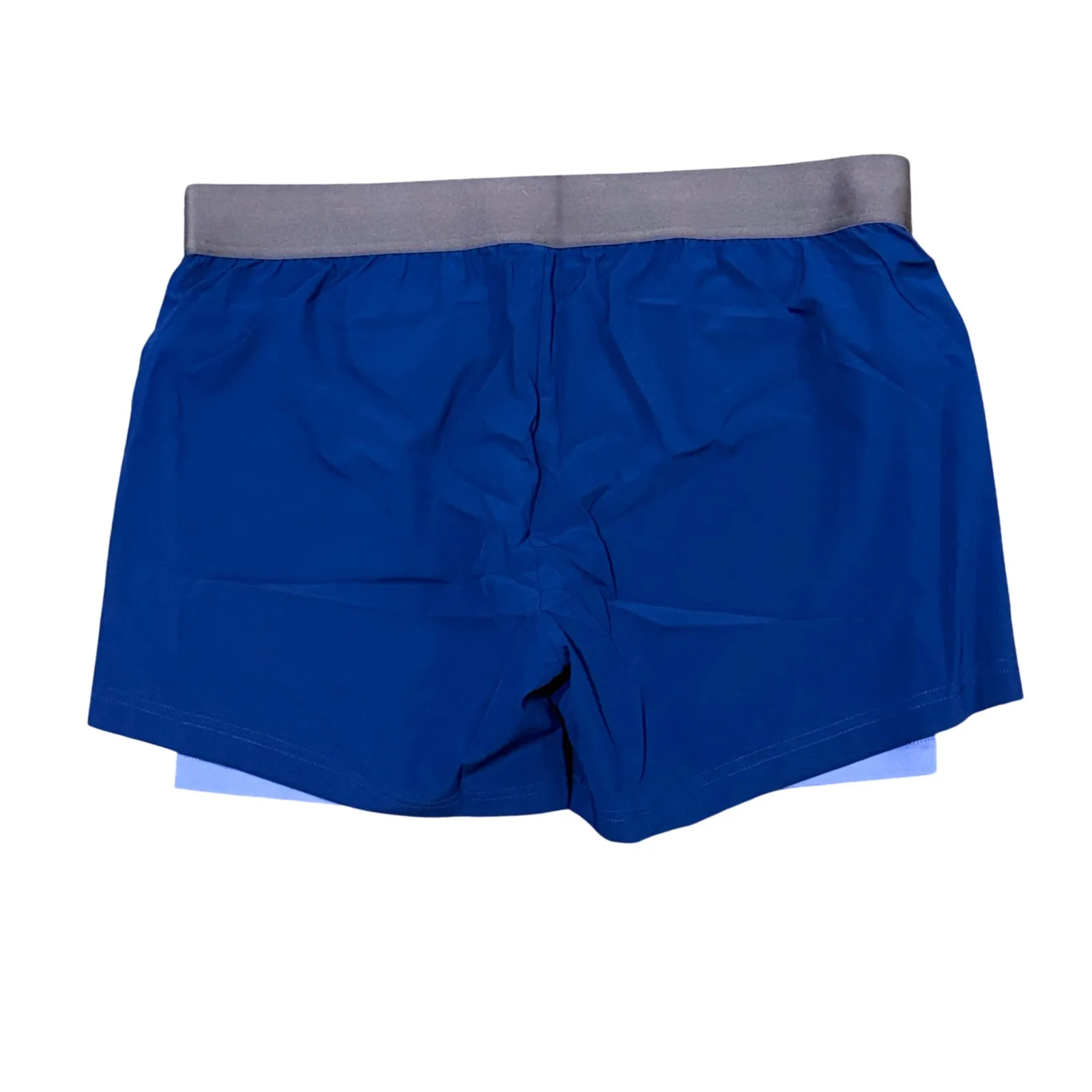 Babolat Women's Performance tennis shorts in a blue and gray colorway XL - Image 3