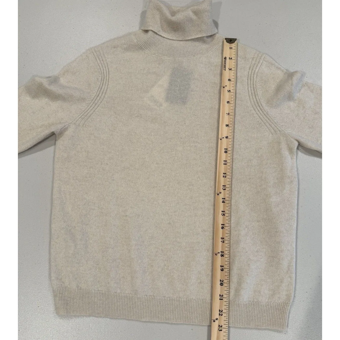 NEW MNG Sweater Womens Small 100% Cashmere Turtleneck Quiet Luxury Minimalist - Image 4