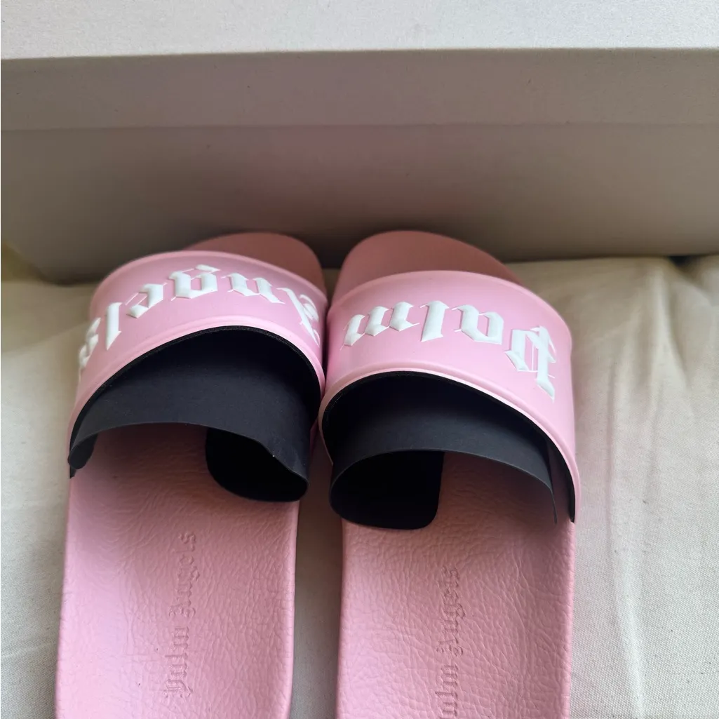 BNWB PALM ANGELS POOL SLIDES. 35, 5W - Image 2