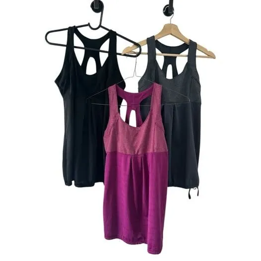 Old Navy Pink Racerback Tank Top Medium Loose Fit women's activewear athletic - Image 3