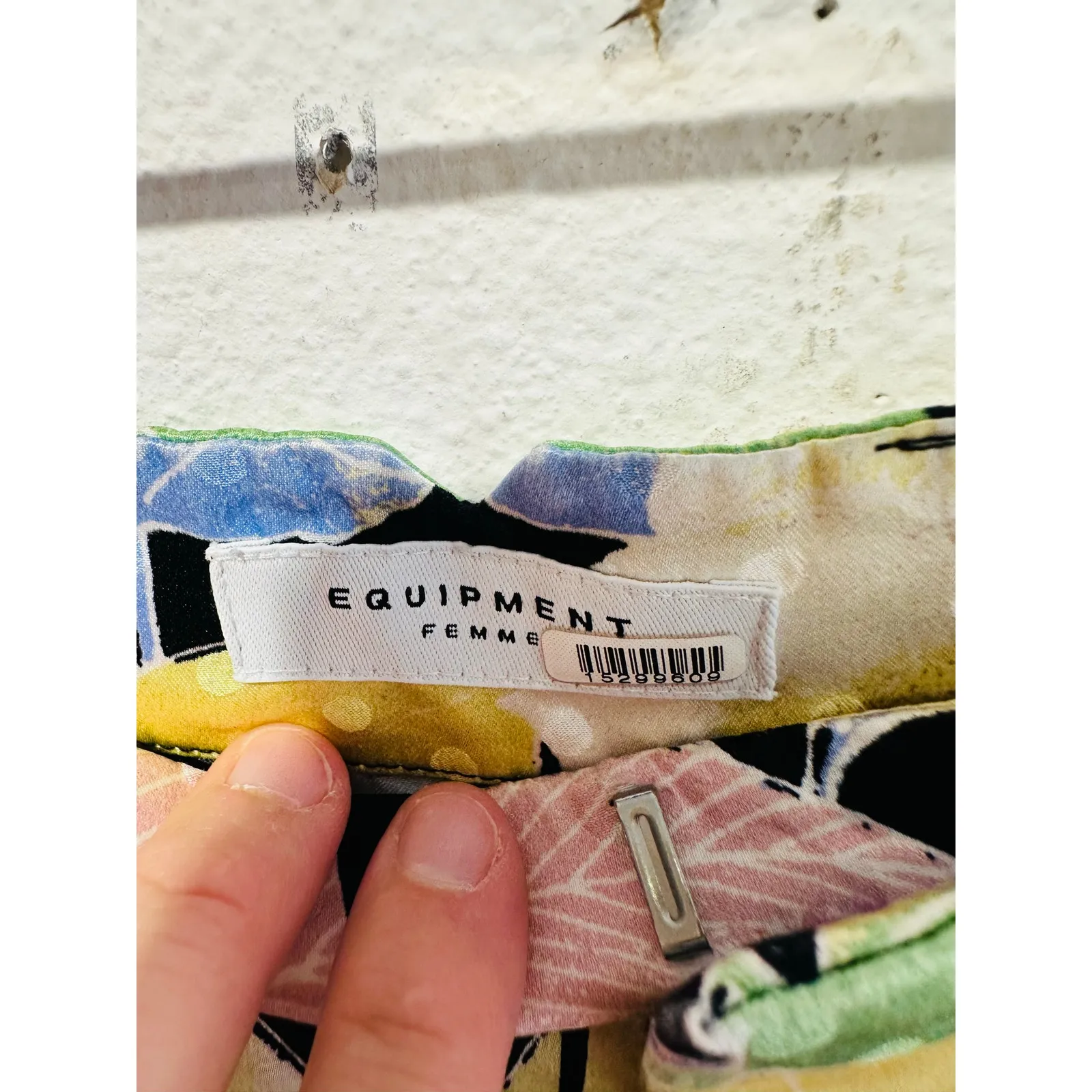 Equipment Multicolor Floral 100% Silk Ultra-flowy Lorin Wide Leg Trousers Size 2 - Image 7