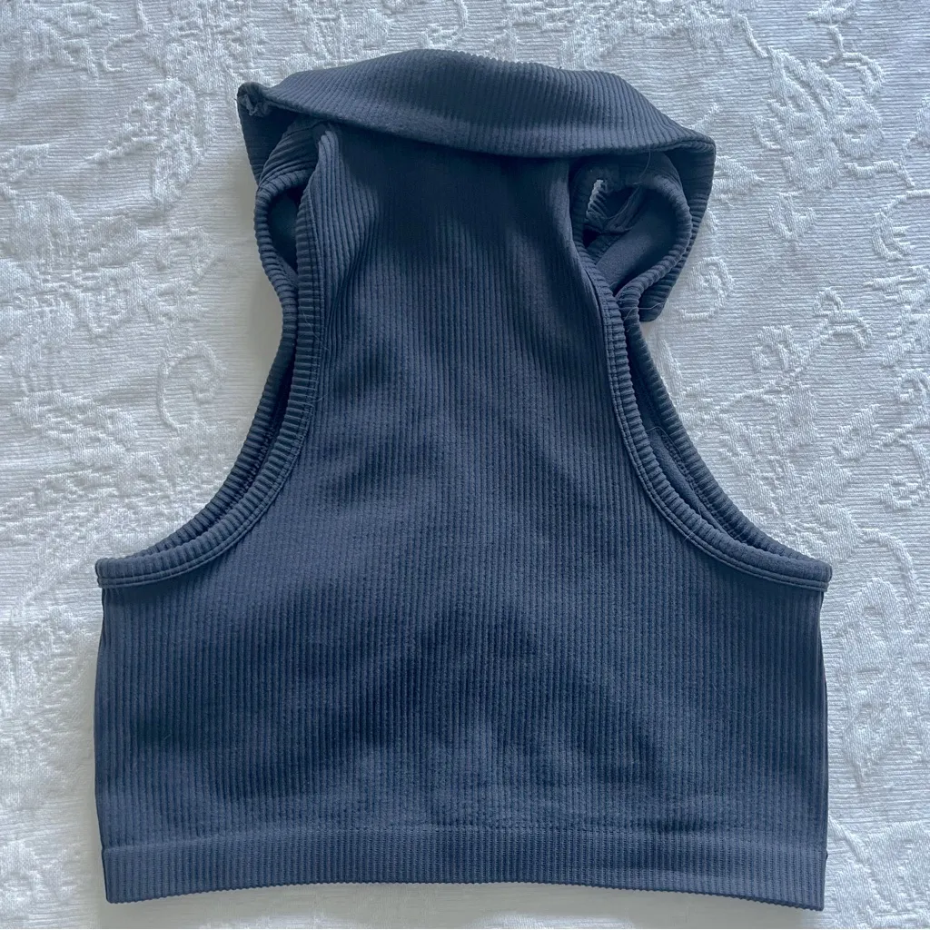 garage stephani seamless polo tank navy - Image 3