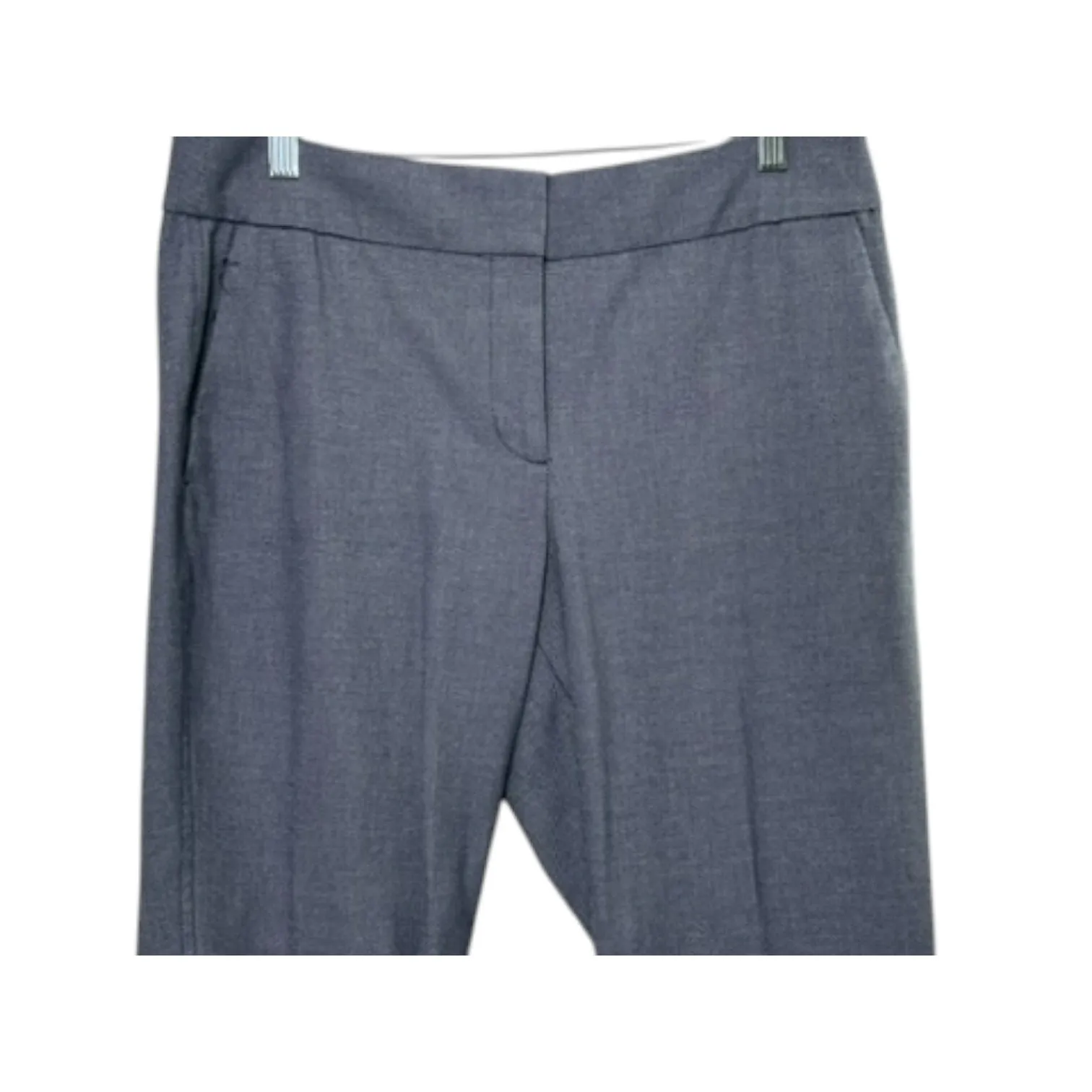 Ann Taylor LOFT Navy Blue Tweed Julie Pants - Size 10 - Image 2