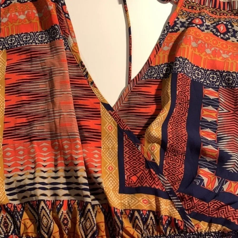 On Twelfth Low V-Neck Chest & Back Open Sides Romper Size Small EUC #6301 - Image 8