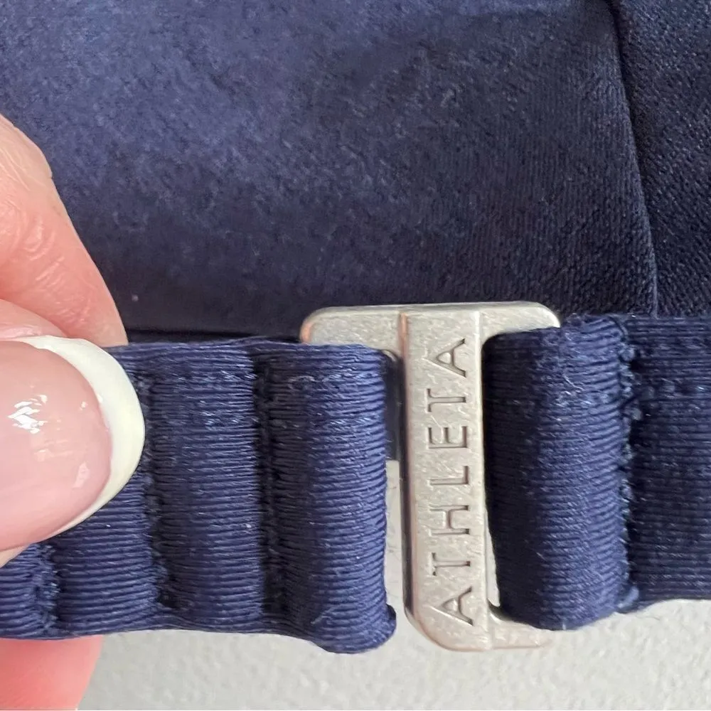 Athleta Navy Prism Back Bikini Top Swimsuit Size Large - Image 7