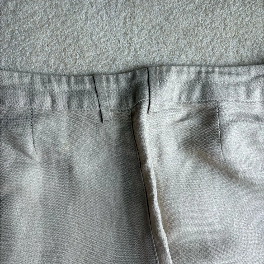 United Colors Of Benetton Cream Wide Leg Pants - Image 10