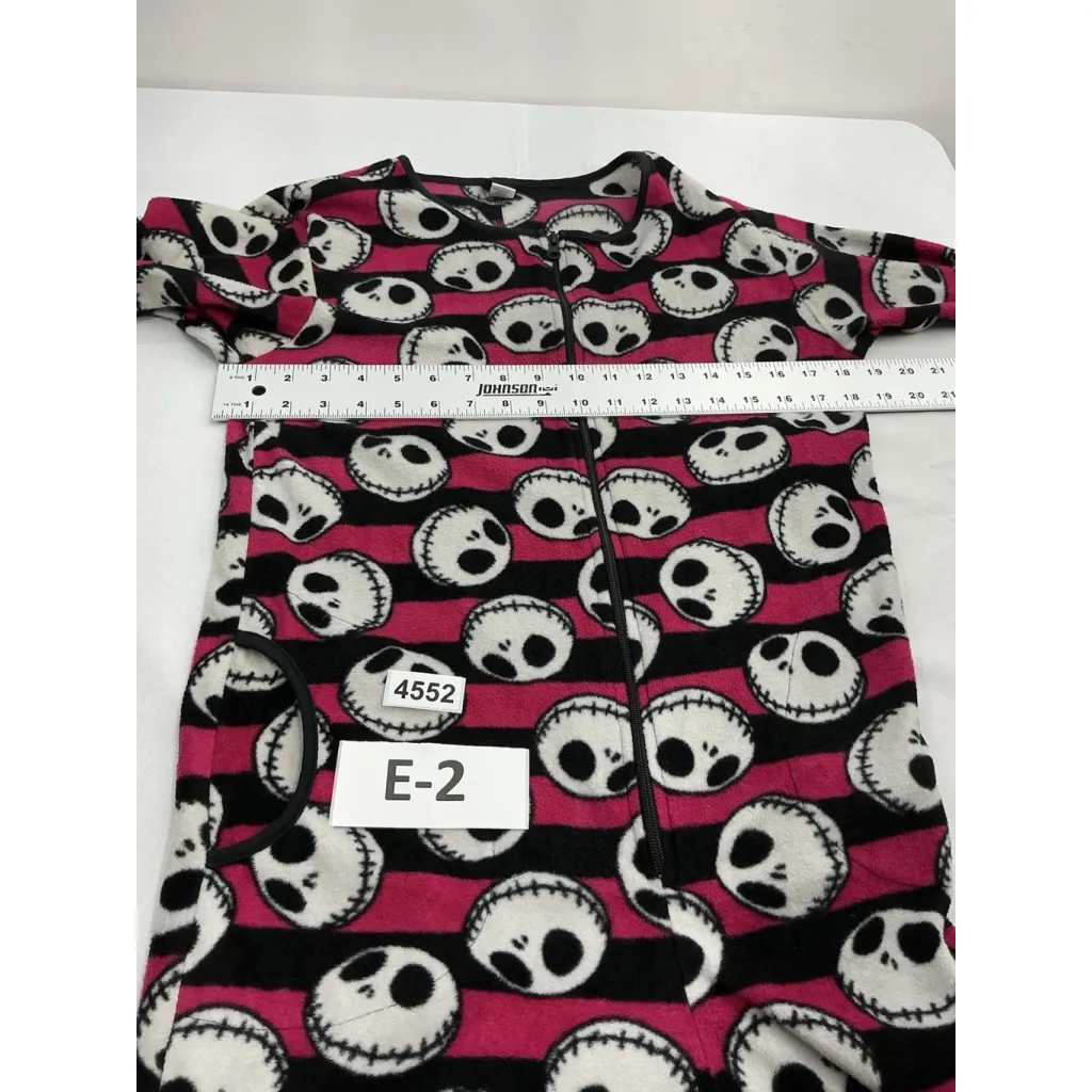 Womans Disney Tim Burtons The Nightmare Before Christmas 1 Pc Pjs M Pink Black - Image 5
